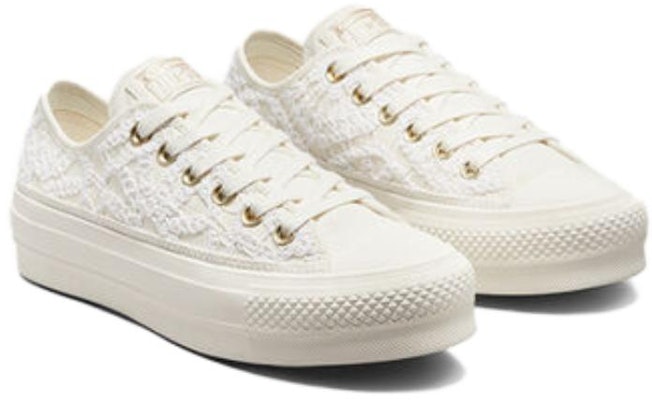 (W) Converse Chuck Taylor All Star Lift Platform Low 'Daisy Cord' Wanita A05007C Order (W) Converse Chuck Taylor All Star Lift Platform Low 'Daisy Cord' Wanita A05007C