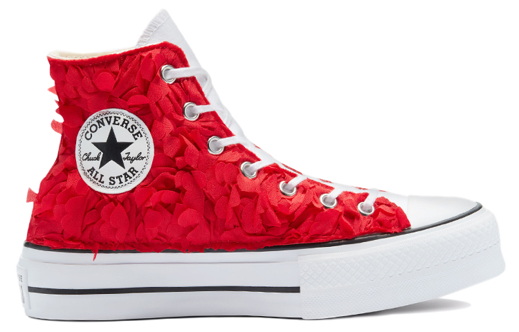 (W) Converse Chuck Taylor All Star Lift Platform 'Red Petal' 圖 2