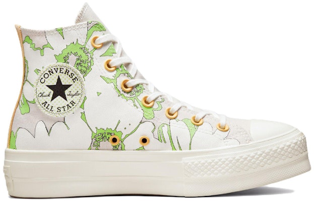 (Women) Converse Chuck Taylor All Star Lift Platform High 'Crafted Florals' A00652C Order (Women) Converse Chuck Taylor All Star Lift Platform High 'Crafted Florals' A00652C