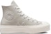 (W) Converse Chuck Taylor All Star Lift Platform 'Croco Embossed Cream High-Top' A04267C