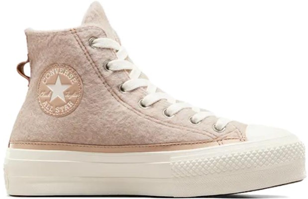 (W) Converse Chuck Taylor All Star Lift Platform High 'Faux Mohair - Egret' A07944C Order (W) Converse Chuck Taylor All Star Lift Platform High 'Faux Mohair - Egret' A07944C