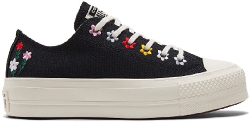 (W) 匡威Chuck Taylor All Star Lift Platform Low '花卉刺绣' A02566C Order (W) 匡威Chuck Taylor All Star Lift Platform Low '花卉刺绣' A02566C