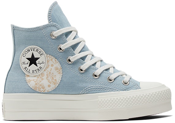 (W) Converse Chuck Taylor All Star Lift Platform High 'Denim Patchwork' Wanita A06821C Order (W) Converse Chuck Taylor All Star Lift Platform High 'Denim Patchwork' Wanita A06821C