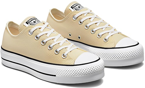 (W) Converse Chuck Taylor All Star Lift Platform Canvas Low 'Oat Milk' - Susu Gandum A03542C Lookbook (W) Converse Chuck Taylor All Star Lift Platform Canvas Low 'Oat Milk' - Susu Gandum A03542C