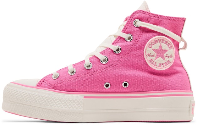 (W) Converse Chuck Taylor All Star Lift Plataforma Varsity Retro High 'Oops Pink' A07141C Lookbook (W) Converse Chuck Taylor All Star Lift Plataforma Varsity Retro High 'Oops Pink' A07141C
