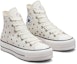 Lookbook (W) Converse Chuck Taylor All Star Lift Platform Tinggi 'Embroidered Stars - Egret' A03724C