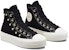 (W) Converse Chuck Taylor All Star Lift Platform Tinggi 'Studs - Hitam Emas Terang' A04271C