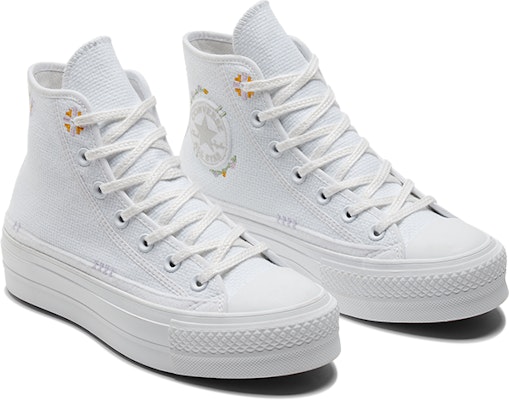 (W) 匡威Chuck Taylor All Star增高高帮“秋季刺绣-白色” A05068C Lookbook (W) 匡威Chuck Taylor All Star增高高帮“秋季刺绣-白色” A05068C