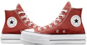 Lookbook (W) Converse Chuck Taylor All Star Lift Platform Tinggi 'Ritual Merah' A06896C