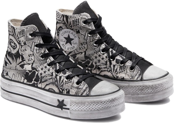 (Women) Converse Chuck Taylor All Star Lift Platform 'Comic Strip' A07155C Lookbook (Women) Converse Chuck Taylor All Star Lift Platform 'Comic Strip' A07155C