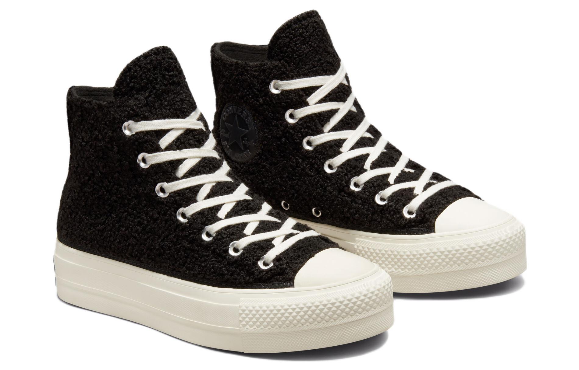 Lookbook (W) Converse Chuck Taylor All Star Lift Platform Tinggi 'Cozy Utility Hitam' A573211C