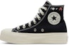 Lookbook (Women) Converse Chuck Taylor All Star Lift Platform High 'Embroidered Floral - Black' A01592C