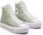 (W) Converse Chuck Taylor All Star Lift Platform Kanvas 'Hijau Putih High-Top' A03541C