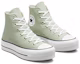 Lookbook (W) Converse Chuck Taylor All Star Lift Platform Kanvas 'Hijau Putih High-Top' A03541C