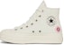 (W) Converse Chuck Taylor All Star Lift Platform Tinggi 'Sulaman Bunga - Egret' A02198C