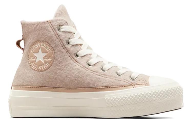 Lookbook (W) Converse Chuck Taylor All Star Lift Platform High ''Faux Mohair - Egret'' A07944C