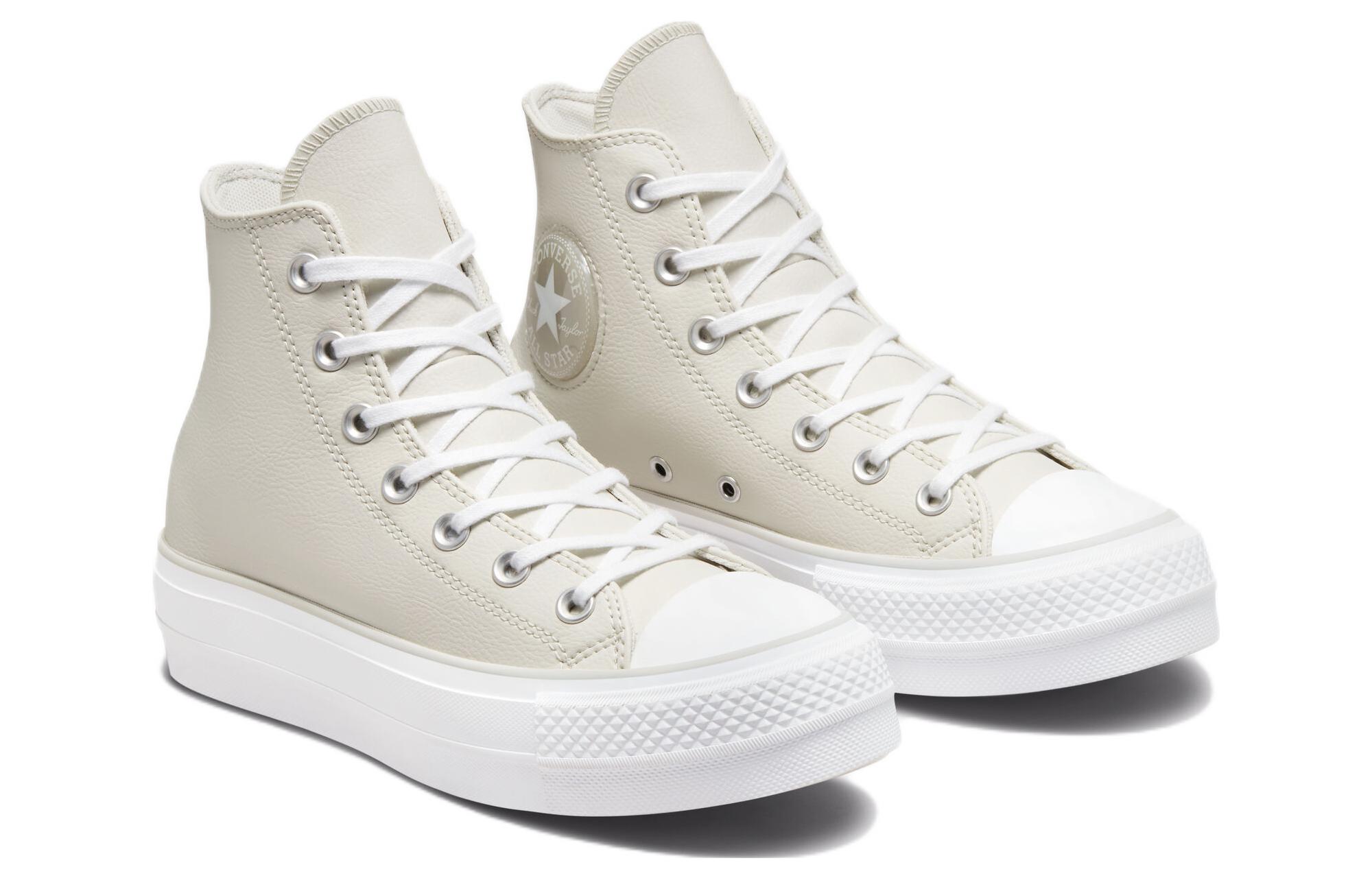 (W) Converse Chuck Taylor All Star Lift Platform 'Pearl Patch Beige' 圖 3
