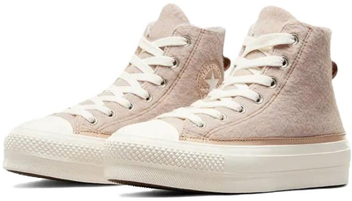 (W) Converse Chuck Taylor All Star Lift Platform High 'Faux Mohair - Egret' A07944C Lookbook (W) Converse Chuck Taylor All Star Lift Platform High 'Faux Mohair - Egret' A07944C