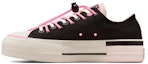 Lookbook (W) Converse Chuck Taylor All Star Lift Platform EasyOn Rendah 'Hitam Fable Pink' A09540C