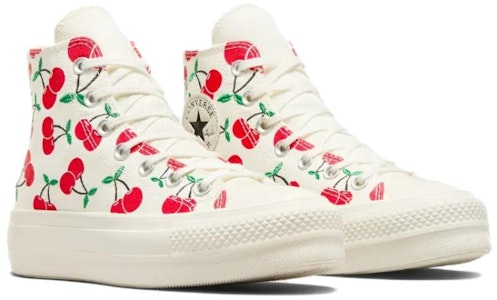 (W) 컨버스 척테일러 리프트 플랫폼 하이 '체리' A08096C Lookbook (W) 컨버스 척테일러 리프트 플랫폼 하이 '체리' A08096C