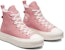 (W) Converse Chuck Taylor All Star Lift Platform Tinggi 'Rust Pink' A04256C