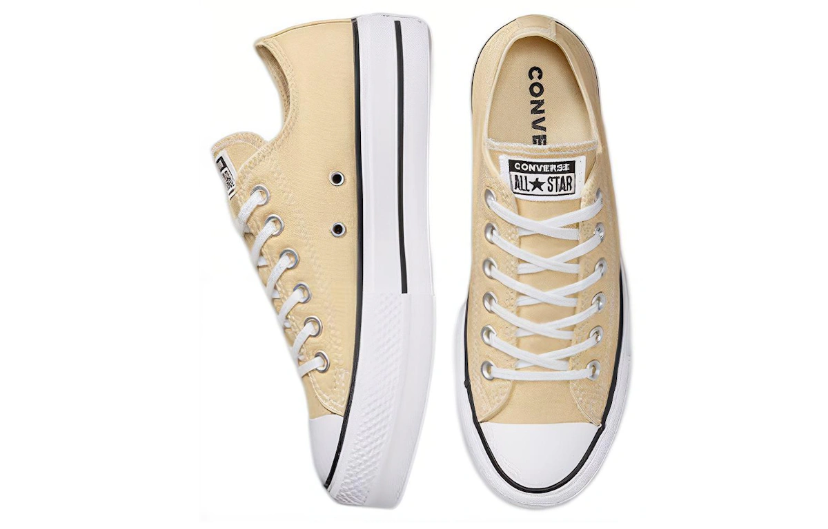 (Women) Converse Chuck Taylor All Star Lift Platform Canvas Low 'Oat Milk'