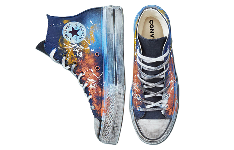 (W) Converse Chuck Taylor All Star Lift Platform 'Blue Orange' 圖 4