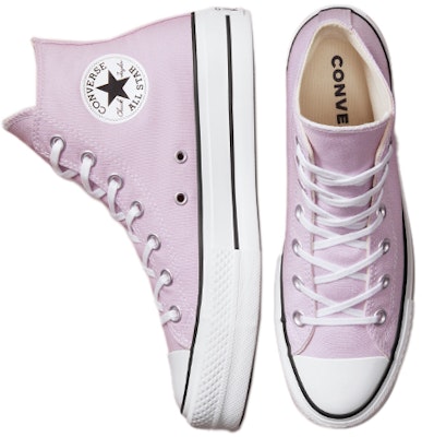 (W) 匡威Chuck Taylor All Star增高鞋“季节配色-淡紫晶” A01178C Shop (W) 匡威Chuck Taylor All Star增高鞋“季节配色-淡紫晶” A01178C