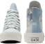 Shop (W) Converse Chuck Taylor All Star Lift Platform Tinggi 'Denim Patchwork' A06821C