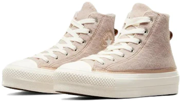 Shop (W) Converse Chuck Taylor All Star Lift Platform High ''Faux Mohair - Egret'' A07944C