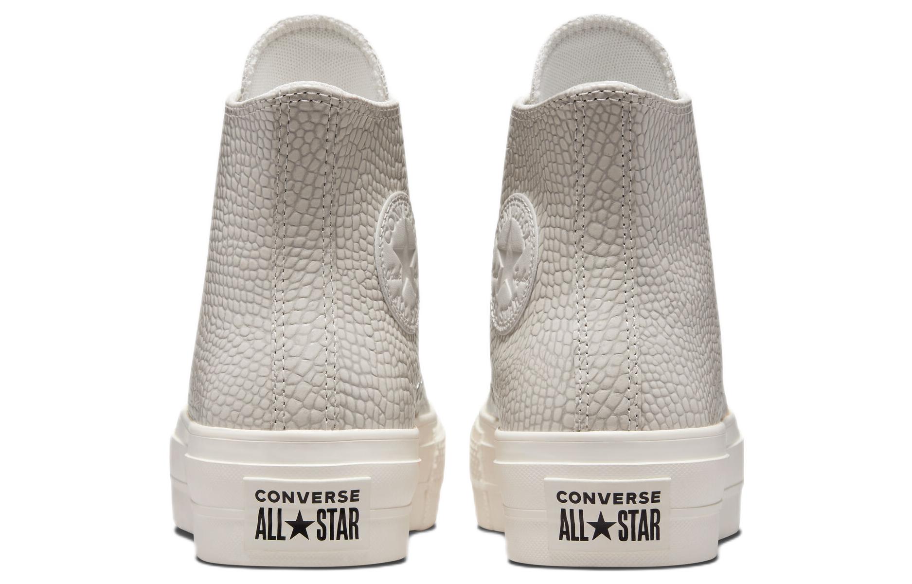 Shop (W) 컨버스 척테일러 리프트 플랫폼 크로코 크림 하이탑 A04267C