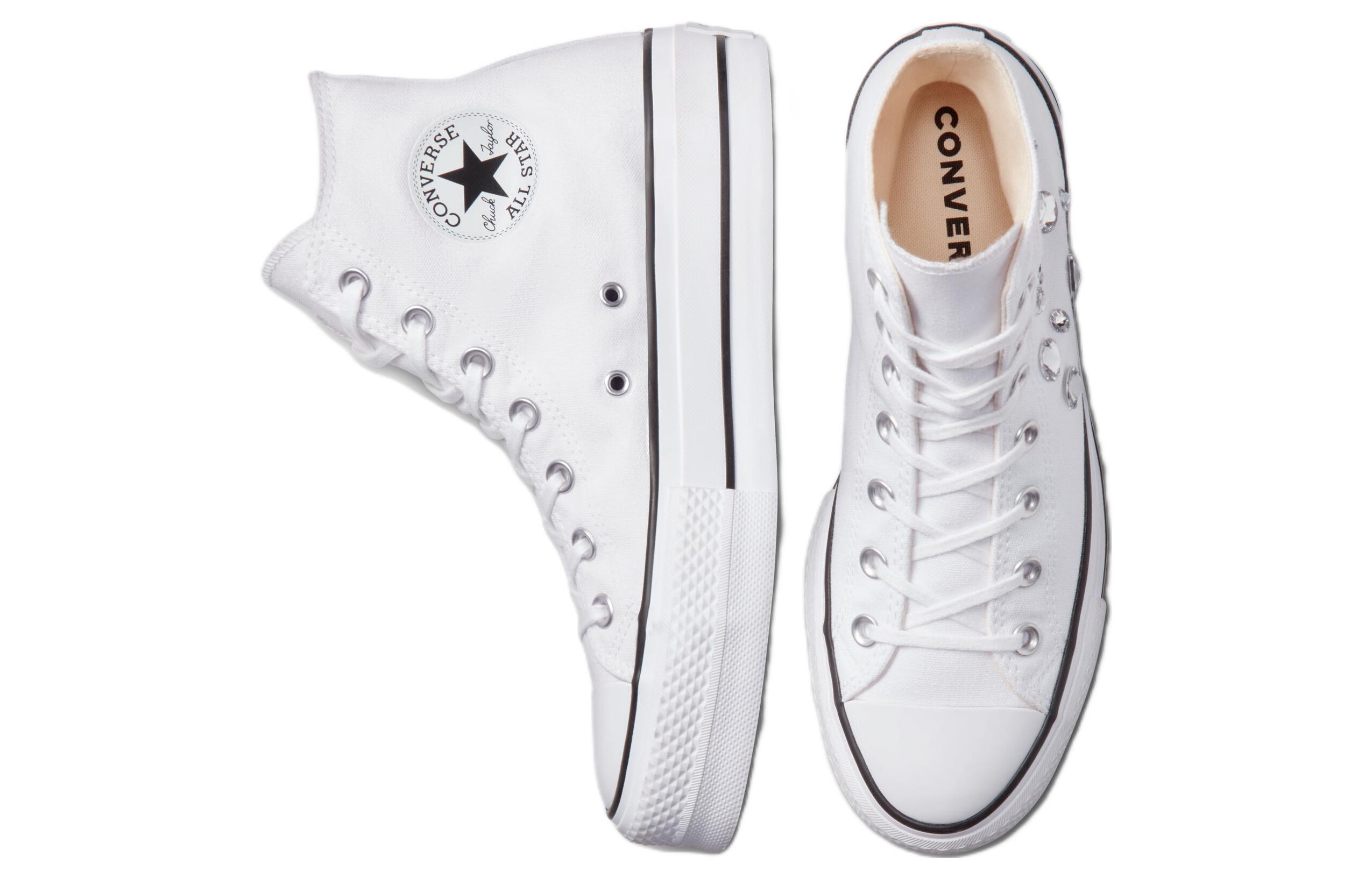 (W) Converse Chuck Taylor All Star Lift Platform 'White Gems' 圖 4