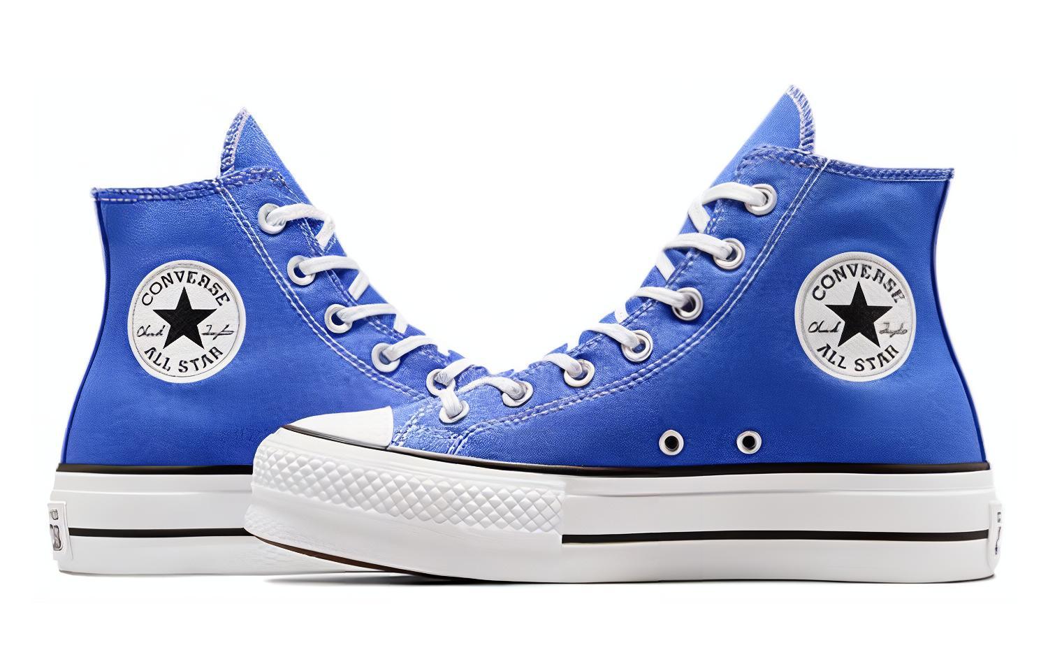 (W) Converse Chuck Taylor All Star Lift Platform High 'Blue Flame' 圖 4