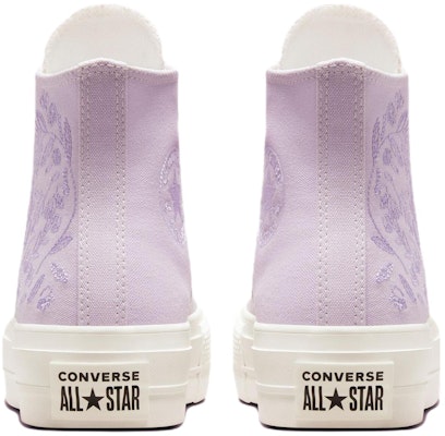 (W) Converse Chuck Taylor All Star Lift Platform High 'Sulam Bunga - Pale Amethyst' A02076C Purchase (W) Converse Chuck Taylor All Star Lift Platform High 'Sulam Bunga - Pale Amethyst' A02076C