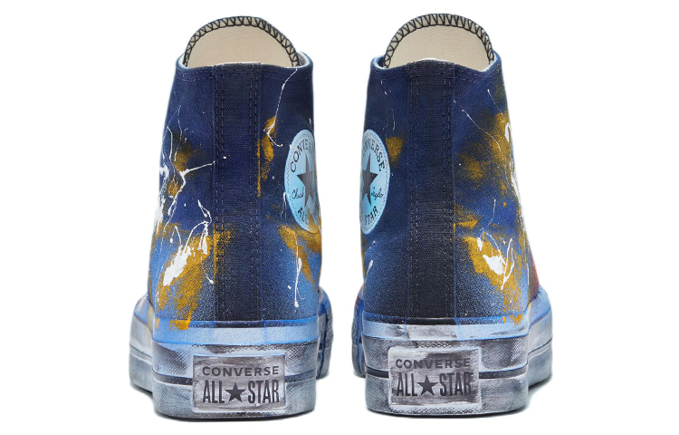 (W) Converse Chuck Taylor All Star Lift Platform 'Blue Orange' 圖 5