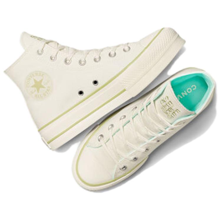(W) Converse Chuck Taylor All Star Lift Platform 'White Green' 圖 5