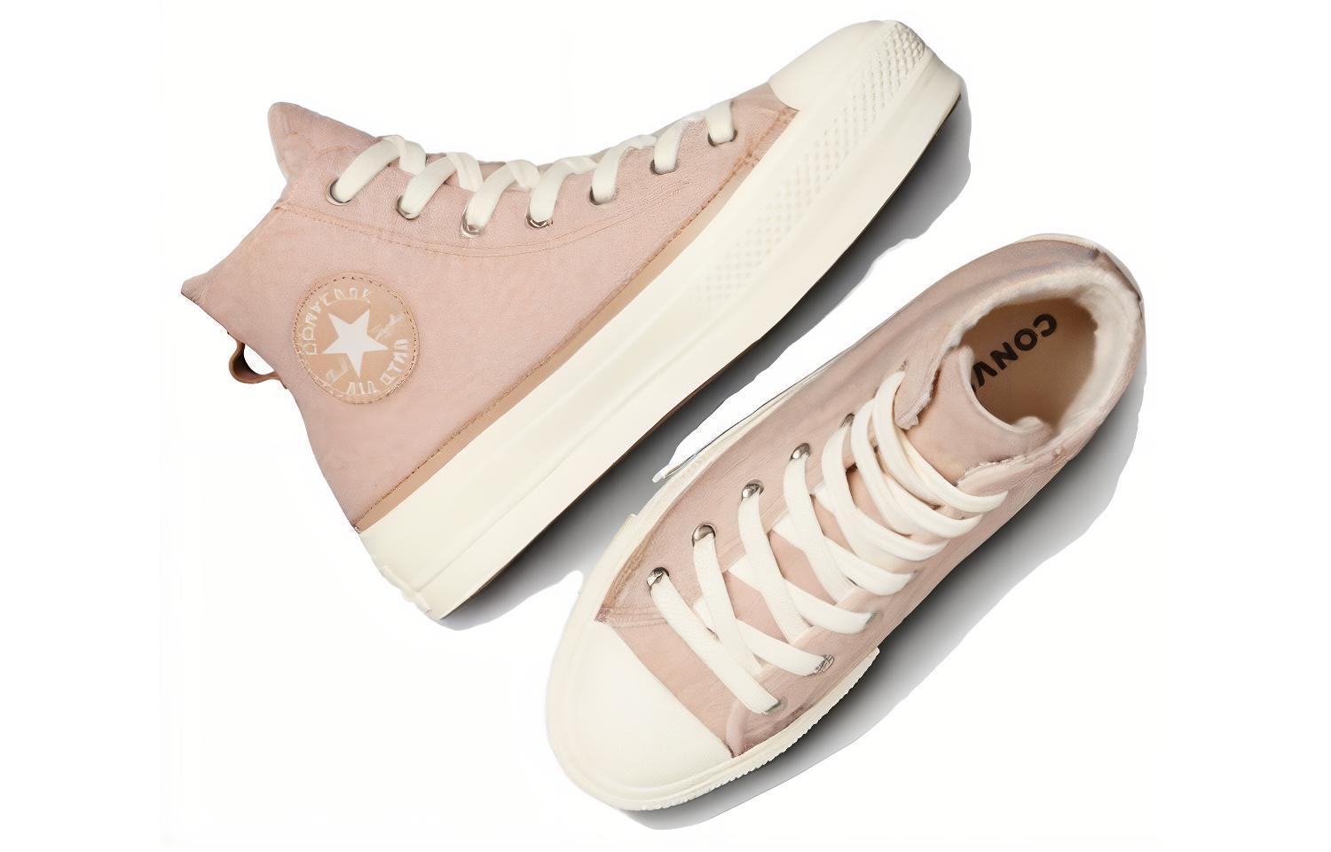 Purchase (W) Converse Chuck Taylor All Star Lift Platform High ''Faux Mohair - Egret'' A07944C