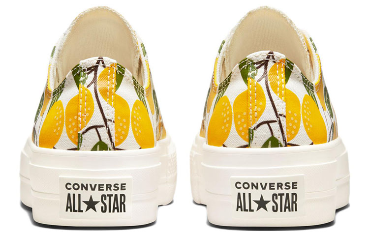 (W) Converse Chuck Taylor All Star Lift Platform 'White Yellow' 圖 5