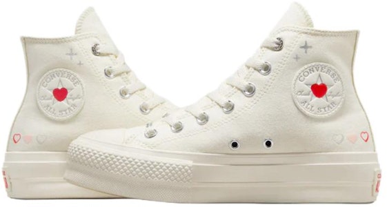 (W) 匡威Chuck Taylor All Star松糕高帮'Y2K爱心' A09114C Purchase (W) 匡威Chuck Taylor All Star松糕高帮'Y2K爱心' A09114C