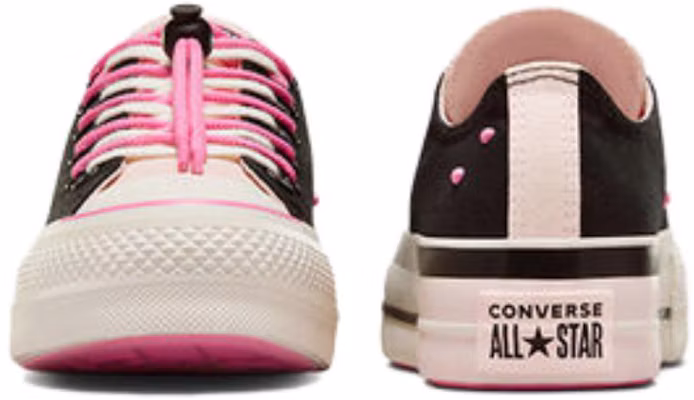 Converse 圓頭舒適 時尚 保暖防滑 低筒 板鞋 女款 黑色 Details for Converse 圓頭舒適 時尚 保暖防滑 低筒 板鞋 女款 黑色
