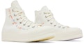 Cheap (W) Converse Chuck Taylor All Star Lift 帆布鞋“刺绣花卉 - 米白” A01586C