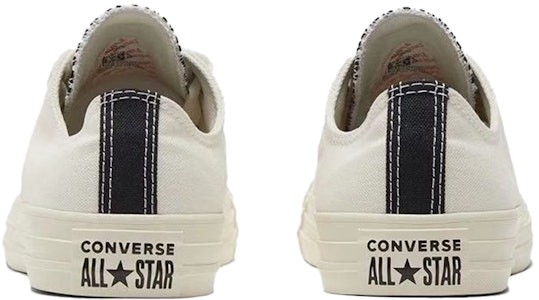 匡威 Chuck Taylor All Star 低筒帆布鞋 女款 米白黑 Lookbook 匡威 Chuck Taylor All Star 低筒帆布鞋 女款 米白黑
