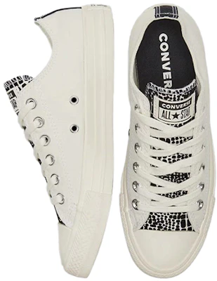 匡威 Chuck Taylor All Star 低筒帆布鞋 女款 米白黑 Shop 匡威 Chuck Taylor All Star 低筒帆布鞋 女款 米白黑