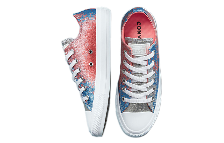 (W) Converse Chuck Taylor All Star Low 'Brick Red Blue Tie-Dye' 圖 5
