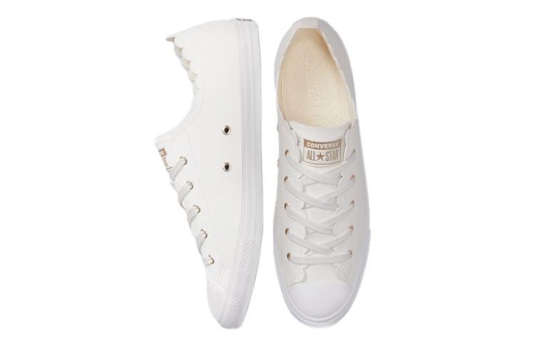 Shop (Women) Converse Chuck Taylor All Star Low 'Dainty Scalloped' A02611C
