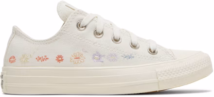 (Women) Converse Chuck Taylor All Star Low 'Embroidered Floral - Egret' A01595C (Women) Converse Chuck Taylor All Star Low 'Embroidered Floral - Egret' A01595C