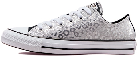 (Women) Converse Chuck Taylor All Star Low 'Glitter Leopard Spots - Silver' 572042C (Women) Converse Chuck Taylor All Star Low 'Glitter Leopard Spots - Silver' 572042C