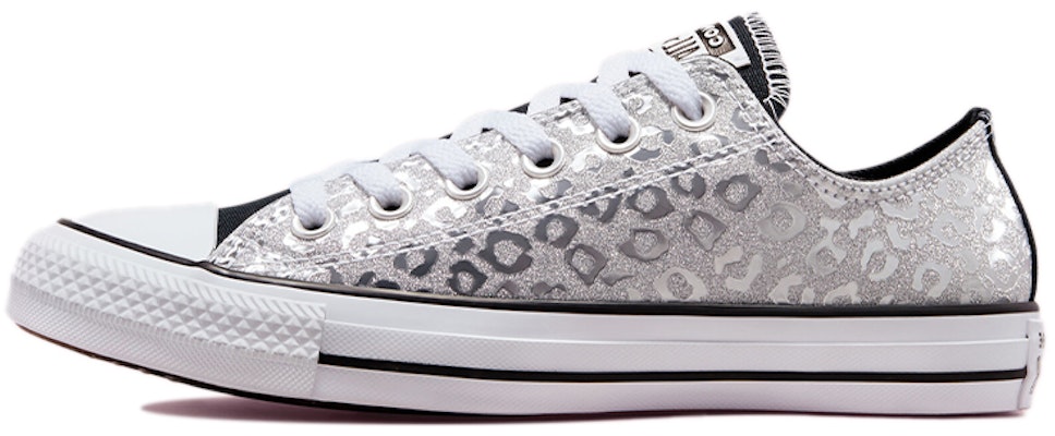 (W) Converse Chuck Taylor All Star Low 'Glitter Leopard Silver - Harimau Bintang' 572042C Buy (W) Converse Chuck Taylor All Star Low 'Glitter Leopard Silver - Harimau Bintang' 572042C