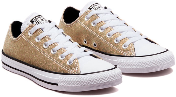 (W) Converse Chuck Taylor All Star Low 'Bintik Harimau Berkilau - Saturn Gold' 572041C Lookbook (W) Converse Chuck Taylor All Star Low 'Bintik Harimau Berkilau - Saturn Gold' 572041C