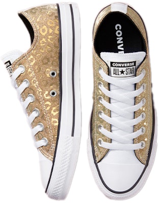 (W) Converse Chuck Taylor All Star Low 'Bintik Harimau Berkilau - Saturn Gold' 572041C Purchase (W) Converse Chuck Taylor All Star Low 'Bintik Harimau Berkilau - Saturn Gold' 572041C